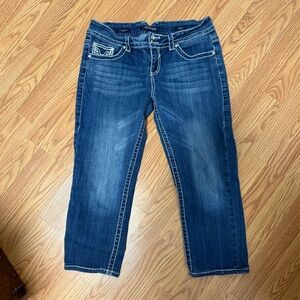 Vigoss Dark Blue Capri Jeans